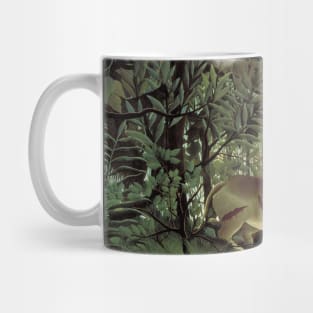 Henri Rousseau Hungry Lion Mug